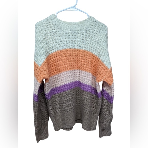 Universal Thread Color Block Knit Sweater Size small New without tags - Picture 1 of 6